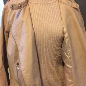 Bundled Lane Bryant-Rose Gold Metallic Moto Set